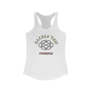 Sacred Trip Massage Racerback Tank for Massage Enthusiasts